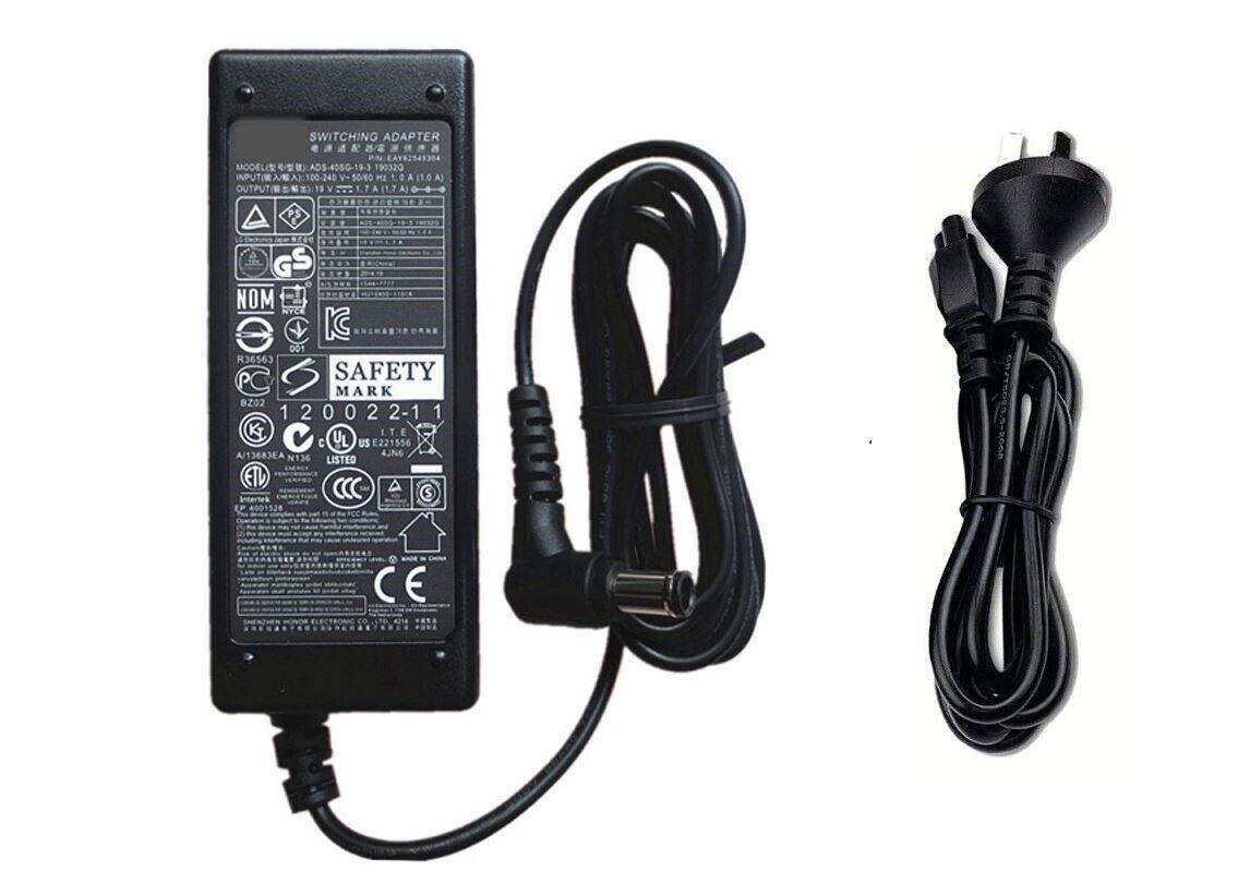LG 22MP400 24MP400 27MP400 Monitor charger 19V Power Supply Adaptor Charger - BESTA